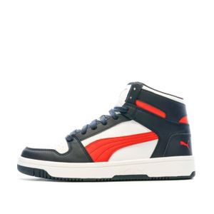 BASKET Baskets Noires/Rouges Homme Puma Rebound