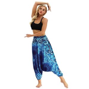 Miss Belly Dance Pantalon Ventre Sarouel en Satin de Danse pour Femme