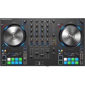 Resident DJ DJ405USB-BK Table de mixage USB 4 voies 2x Bluetooth  Enregistrement Noir