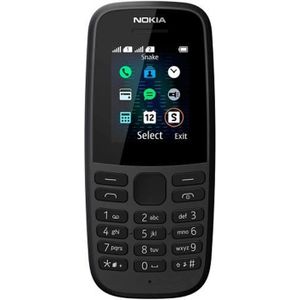 Téléphone portable Téléphone mobile - NOKIA - 105 - Noir - GSM - Dual