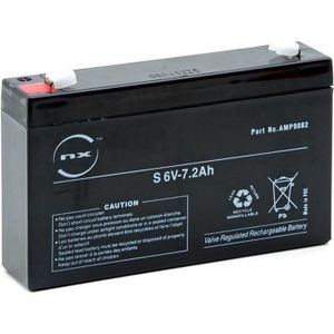 BATTERIE DOMOTIQUE NX - Batterie plomb AGM S 6V-7.2Ah 6V 7.2Ah T1 - B