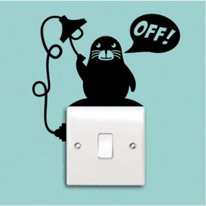 Chambre de p/épini/ère nouveau chat stickers muraux interrupteur de lumi/ère d/écor d/écalcomanies Art mural b/éb/é chambre de b/éb/é chambre d/écoration de la maison d/écor /à la mais