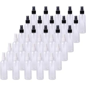 VAPORISATEUR VIDE Lawei Lot de 30 flacons vaporisateurs vides en plastique transparent de 100 ml pour cosmétiques et maquillage14