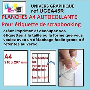 Papier Autocollant Pour Imprimante Cdiscount