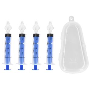 MOUCHE-BÉBÉ VGEBY aspirateur nasal Tube d'aiguille d'irrigateur nasal Kit de rinçage nasal en silicone réutilisable pour bébé rhinite