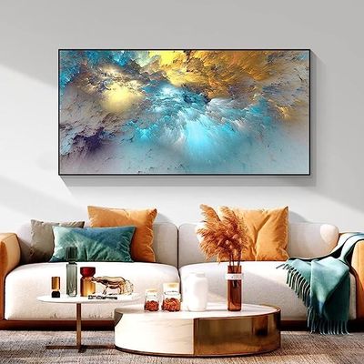 Impression sur verre - Image sur verre - Abstraction du nuage - 160x50