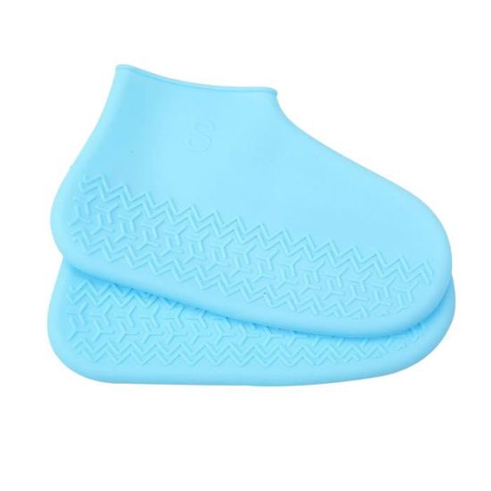 Tapis Fond De Douche Antidérapant Caoutchouc Quadro 54X54Cm Bleu[J843
