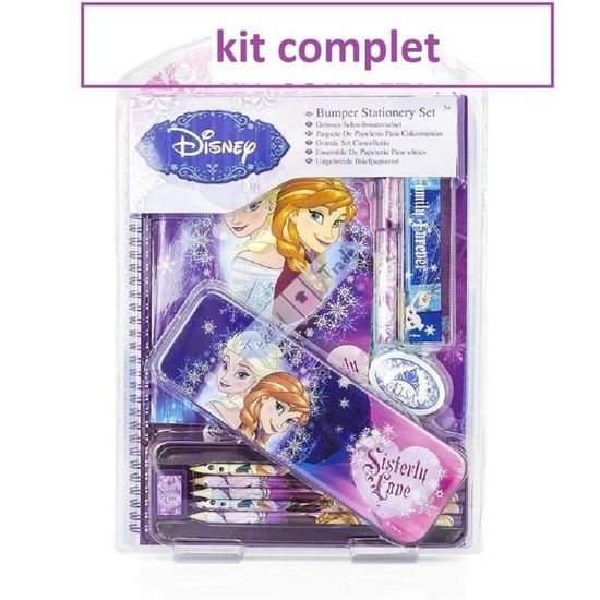 une règle et un cahier ensemble de papeterie un taille-crayon Lémurien de Deluxebase une gomme Ces kits de fournitures scolaires amusants comprennent 2 crayons Wild Stationery Set 