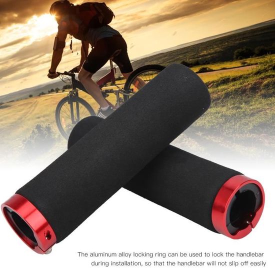 Poignée Vtt Intersport Poignées Caoutchouc Durable Poignées Vélo Ergonomiques - Guidon 22mm - Caoutchouc Antidérapant - Universel Guidon Ergonomique Poignée De Cintre Decathlon