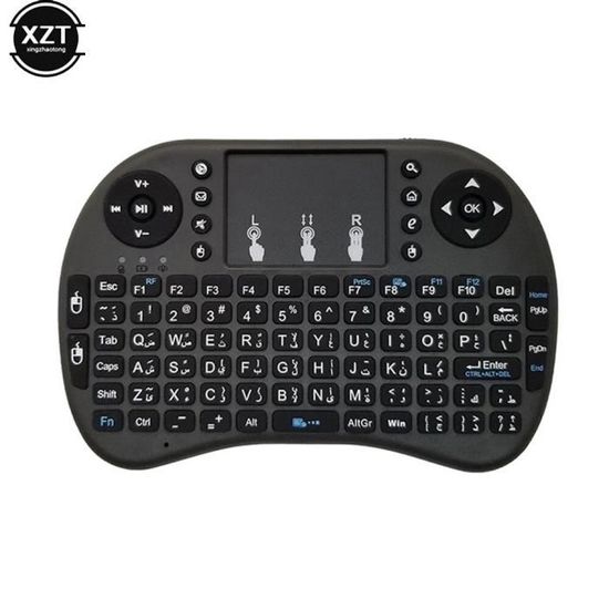 Mini Clavier Sans Fil Bluetooth Et 2.4G - AZERTY Français - Pour TV Box, PC - Portable - Neuf