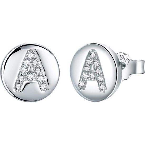 Set De 7 Paires Boucles D'oreilles Argent 925 - Zirconium, Hypoallergénique, Pour Femmes Et Filles - 5