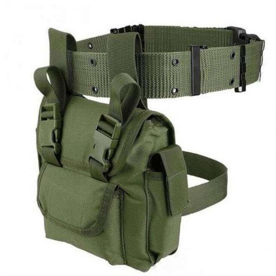 Étui tactique pour la chasse au niveau de la cuisse et de la jambe, double sangle, sac de cuisse, pochette pour leggings tactiques Étui tactique pour la chasse au niveau de la cuisse et de la jambe, double sangle, sac de cuisse, pochette pour leggings tactiques