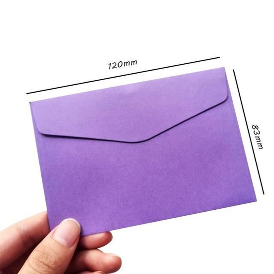 Lot 70 Mini Enveloppes Colorées 10x7 Cm – 15 Couleurs Vives, Petites Pochettes Pour Cartes Cadeaux, Bijoux & Messages