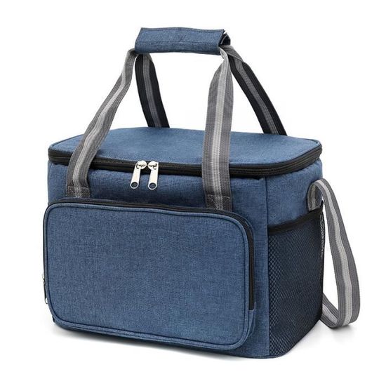 Fitense Glacière isotherme pour homme et femme – Sac isotherme pliable de 20 L, sac isotherme à 4 couches étanche – Sac à déjeuner portable pour la plage, les voyages, les pique-niques