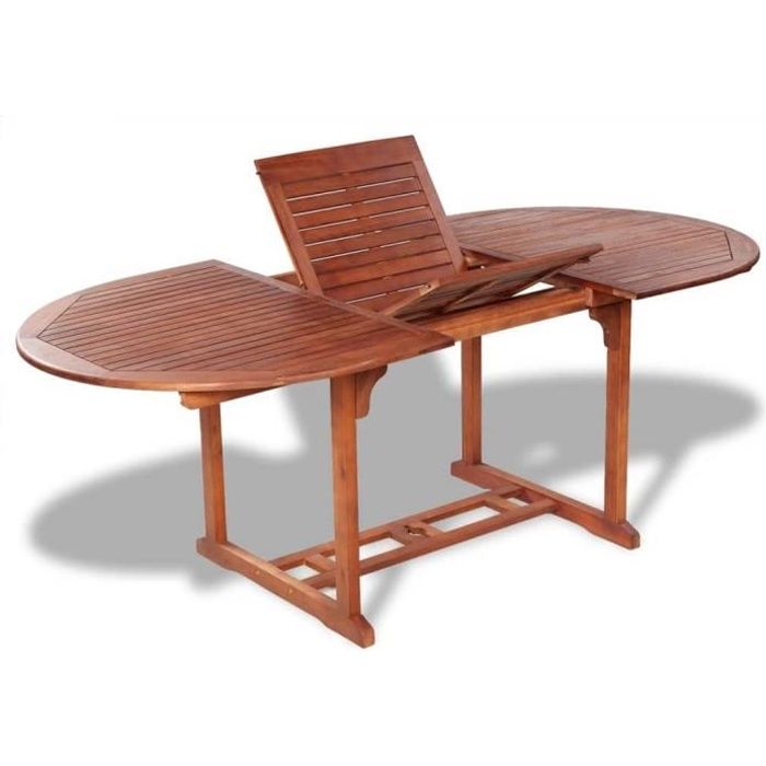 Table de jardin 200x100x74 cm Bois d'acacia massif-GXU