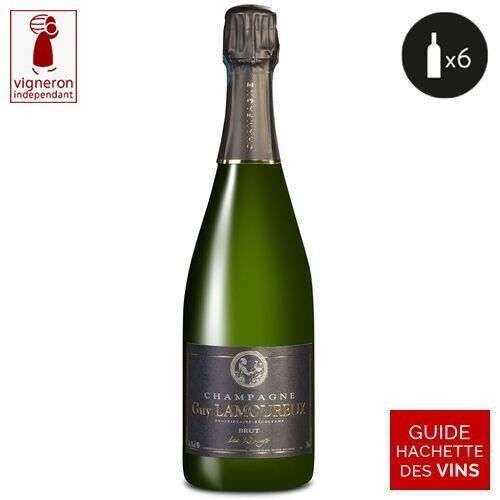 6 bouteilles - Champagne blanc - Effervescent - Guy Lamoureux Cuvée Tradition Blanc 6x75cl