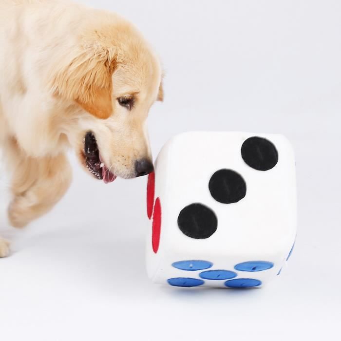 Jouet,Animal de compagnie renifleur tapis chien sentant les jouets d'entraînement interactif IQ jouet de - Type White-20x20x20cm