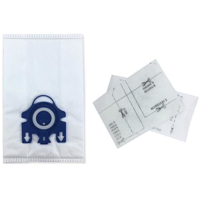 18 pièces aspirateur sacs à poussière + 6 pièces filtres pour Miele 3D GN complet C2 C3 S2 S5 S8 S5210 S5211 S8310 pièces d'aspi