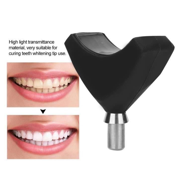 Machine De Durcissement LED Durcissement Dents Légères Astuce De Blanchiment Lumière Accessoire Outil Dentaire (Noir) COS14478
