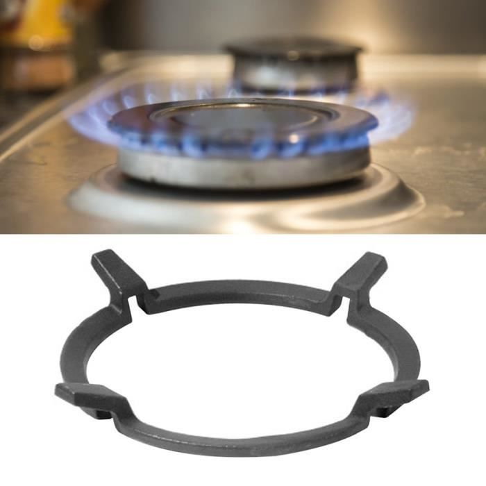 Accessoires de cuisine,TTLIFE cuisinière à gaz cuisinière à gaz accessoires support noir Wok grille brûleur de protection