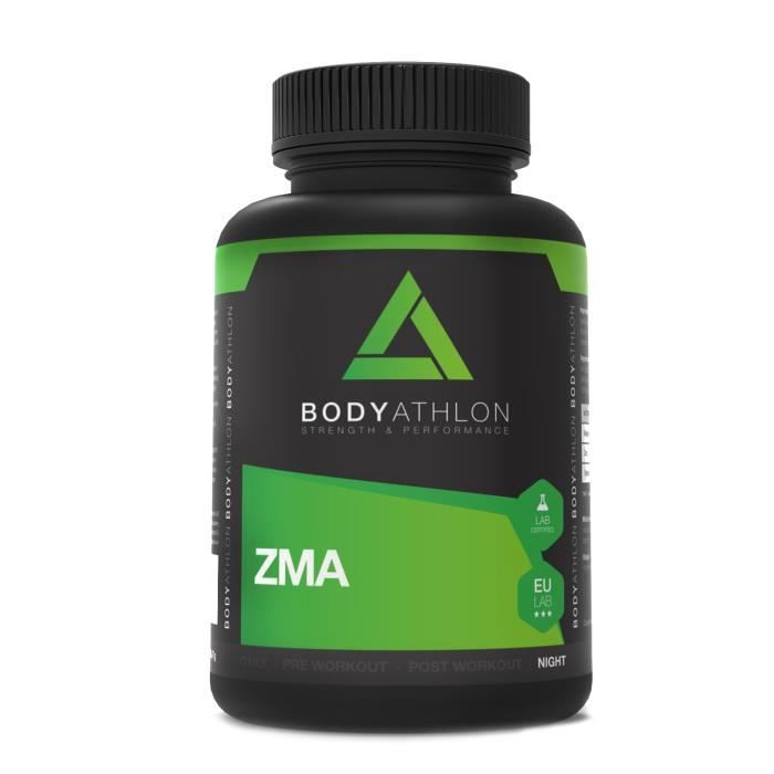 BodyAthlon ZMA - 90 Capsules Zinc Magnesium B6 - Booster de Testostérone