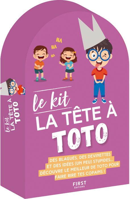 Le kit La Tête à Toto  des petits Livres pleins de blagues pour devenir le roi de la récré !