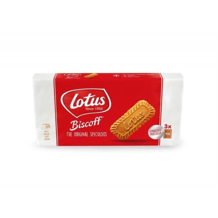 LOTUS - Speculoos Fraicheur 375G - Lot De 4