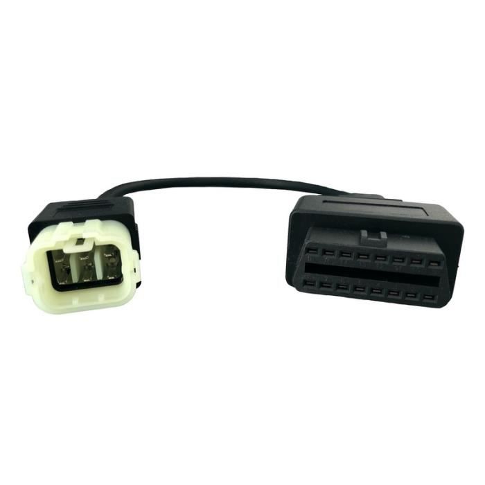 Adaptateur OBD2 pour Kawasaki 6 broches pour Valise diagnostic - SPECIAL MOTO