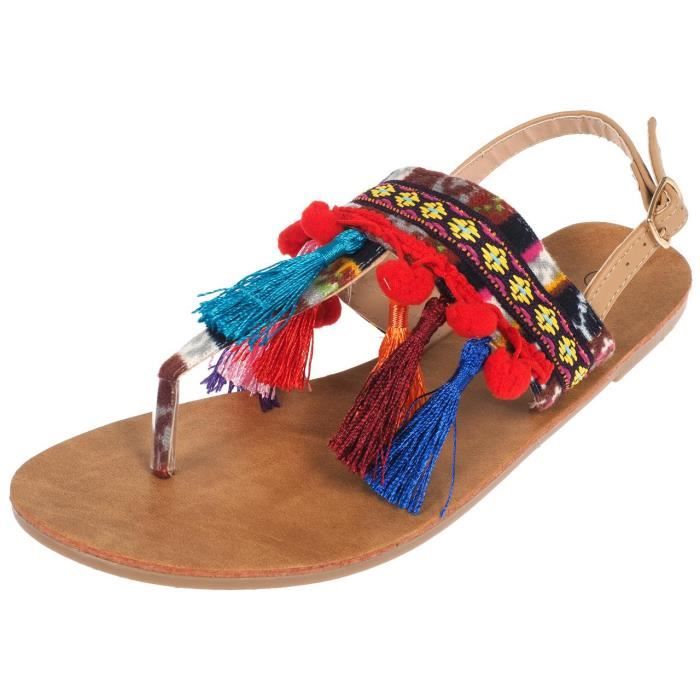 Sandales Chitta camel peruvien - Culture sud