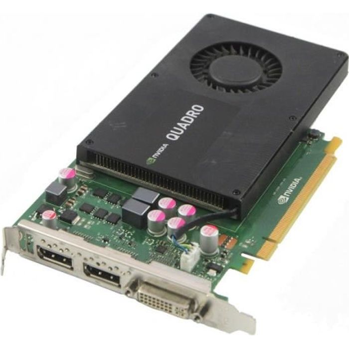 Carte NVIDIA Quadro K2000 700103-001 713380-001 Dual DisplayPort DVI-I Pci-e 2Go