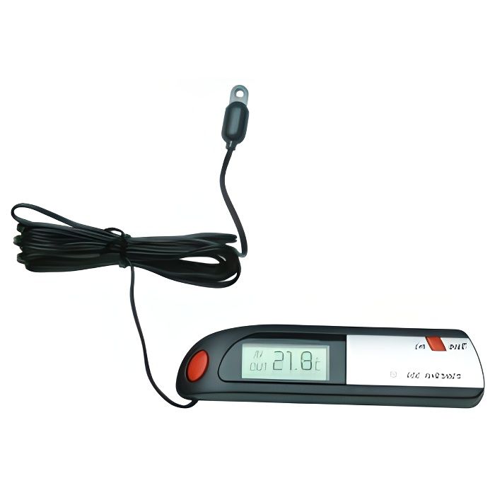 thermomètre int./ext. avec alarme de gel (-50°/+70
