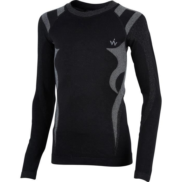 WANABEE Sous-vêtement de randonnée Haut Tech Fit Sml - Garçon - Noir