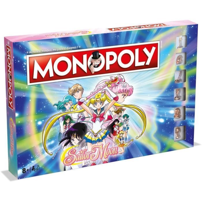 MONOPOLY - Sailor Moon - Jeu de societé - Version française