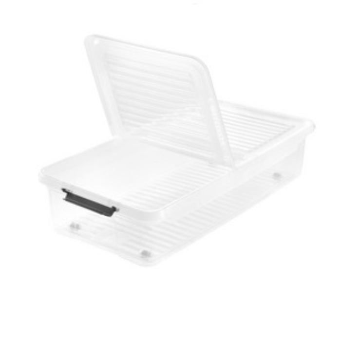 SUSTANIA Lot de 4 boîtes de rangement sous le lit