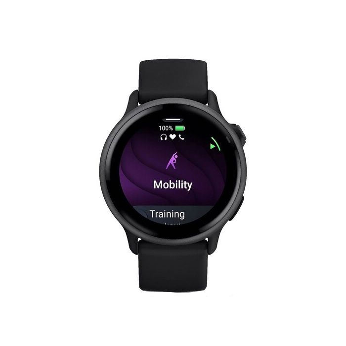 Montre connectée Garmin vívoactive 6 lunette Gray avec boîtier noir