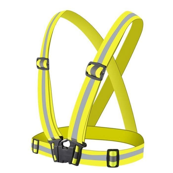 Lot De 8 Gilets Réfléchissants Enfant – Jaune Fluo, Motifs Ours Et Girafe, Tailles 3-6/6-12 Ans