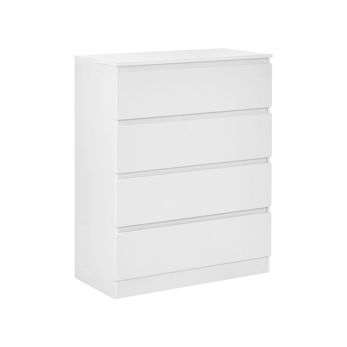 Commode à 4 tiroirs WINNIPEG Blanc Commode à 4 tiroirs WINNIPEG Blanc