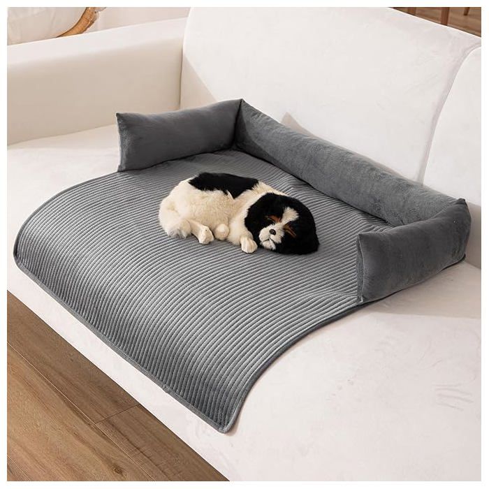 Matelas Imperméable pour Canapé Housse de Canapé Antidérapante pour Chien Chat Tapis de Protection Lavable Chien Lit de Coussin