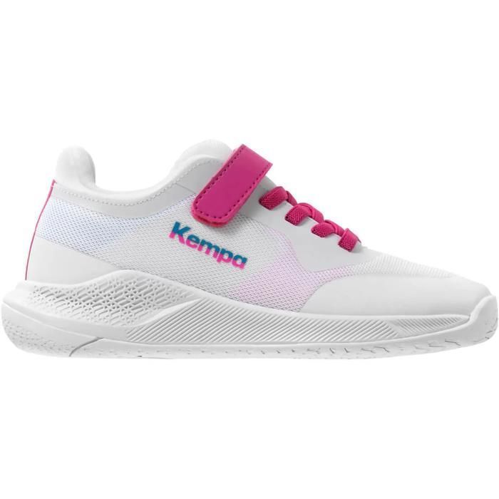 Chaussures indoor enfant Kempa Kourtfly - blanc/cyan/mauve