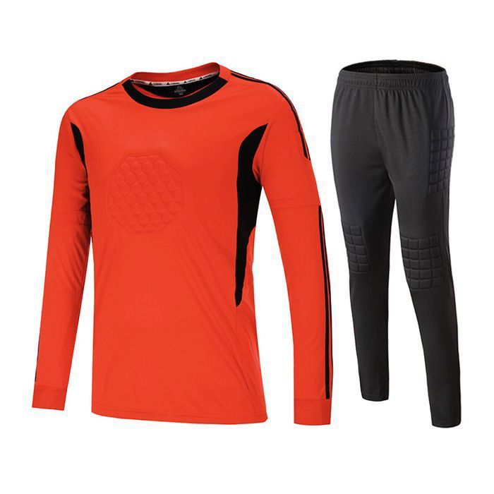 Maillot Gardien De But Crash – Ensemble Short + Maillot Protection Matelassée Contrastée – Adulte & Enfant – Football Entraînement