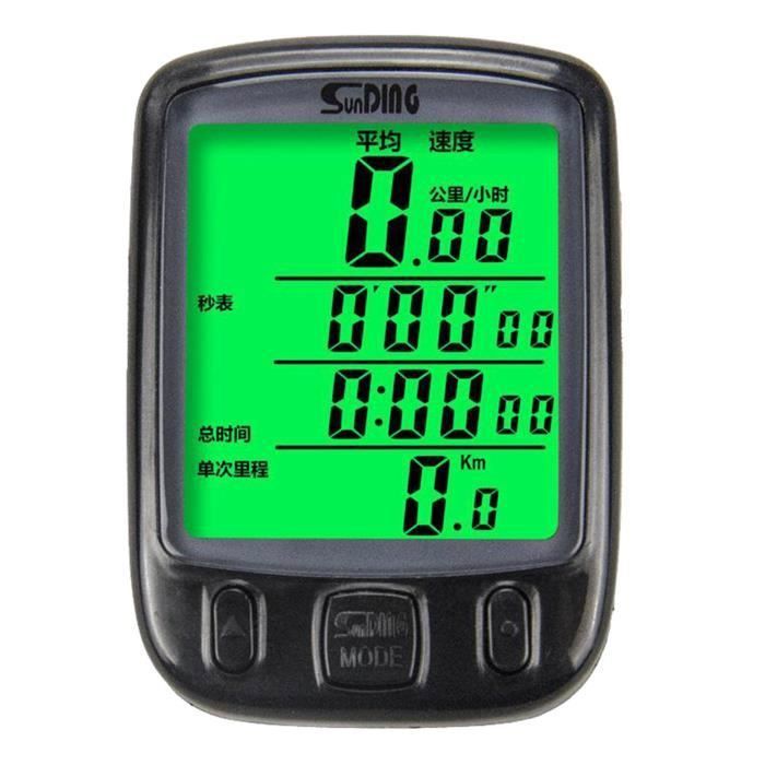 Compteur Vélo Sigma BC 500 – Km/h Mph, Montre, étanche – Neuf Sous Blister