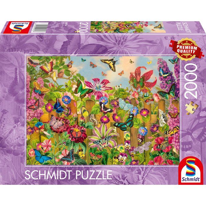 Puzzle 2000 pièces Schmidt Spiele Schmidt Spiele 59746 Jardin de papillons Paysage Neuf - vue 3