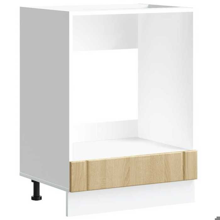 Automne/hiverArmoire de four - Armoire bas de cuisine Colonne cuisine - Lucca chêne sonoma bois dingénierie7099874