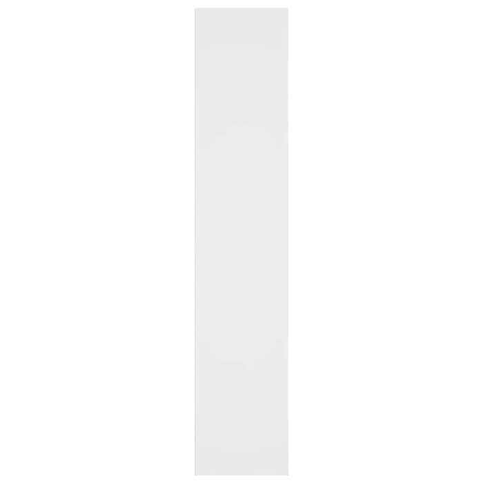 Cabinet de Livre SOLOMOON CHIC Bibliothèque Polyvalente - Pour enfant/adulte - blanc 40x30x152 cm bois dingénierie BB2566