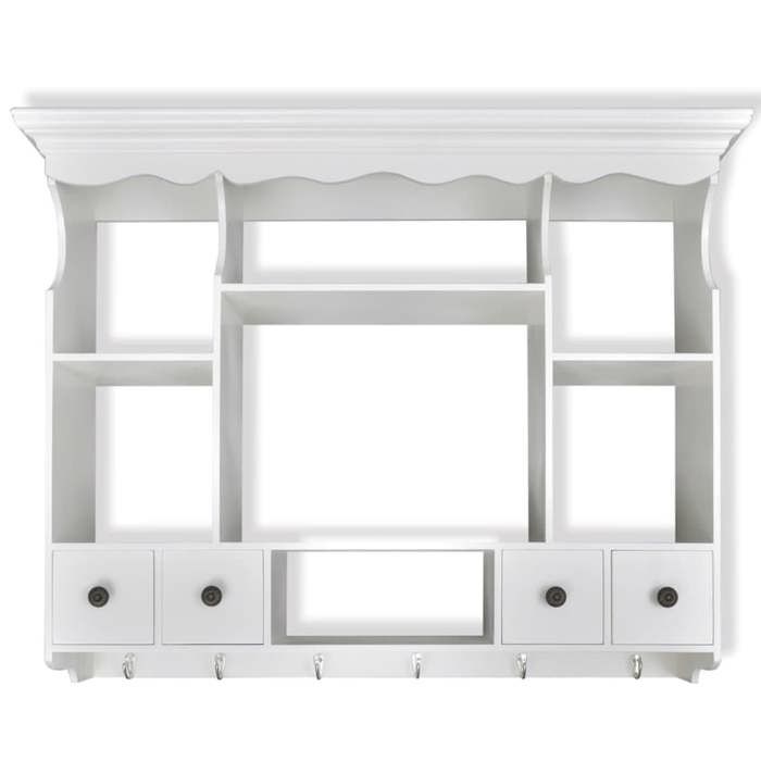 Remise 2026®Caisson haut cuisine Blanc - Meuble mural de cuisine en bois - blanc - 423 7689383