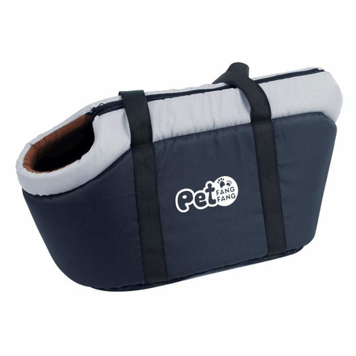 Sac de Transport pour Animal de Compagnie - Mains Libres Pliable en Maille Respirante pour Chat et Animal Domestique (Noir Large)
