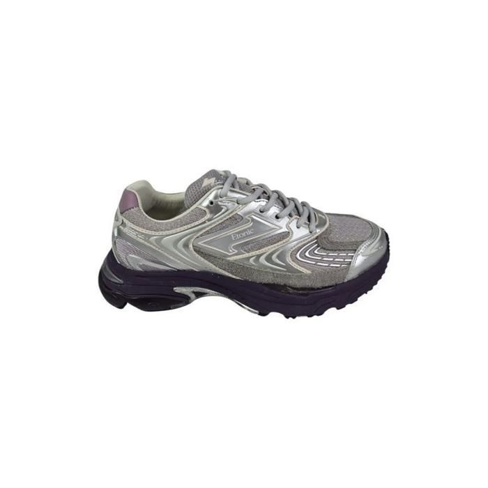Baskets femme Etonic evolution fluo - mauve