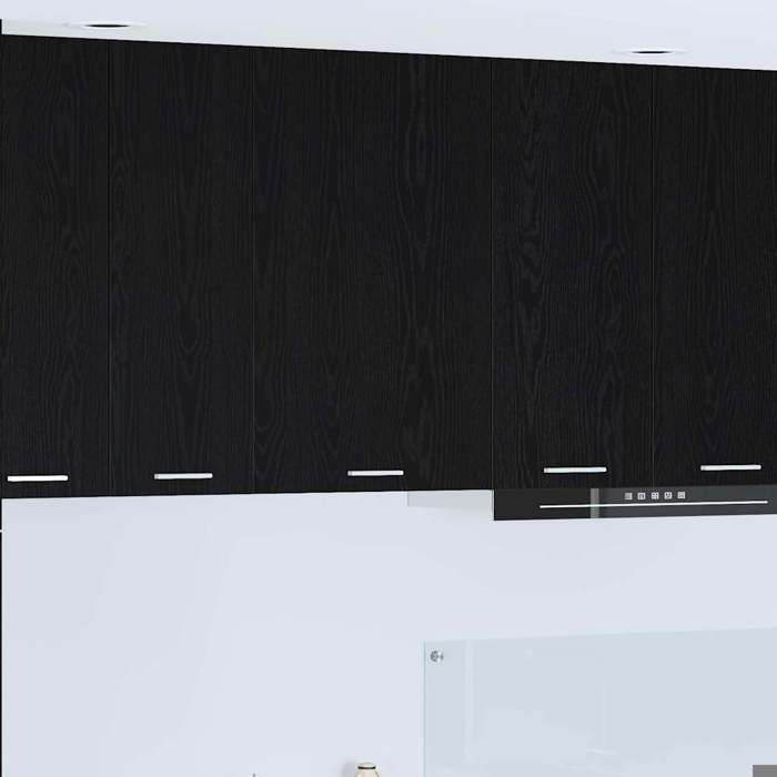 Promo dété1 pc Armoire suspendue de cuisineSWEETYPlacard/Cabinet muralChêne noir et