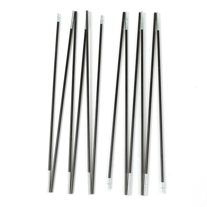 Lot de 2 mâts de tente - Shipenophy - Fibre de verre - Pour tente 1 personne - Remplacement