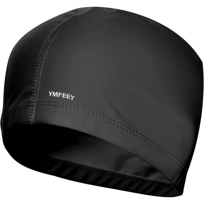 Bonnet de Bain Piscine Natation pour Adulte Bonnet de Bain Tissu PU Souple Bonnet de Natation pour Mixte Adulte Hommes Femmes..